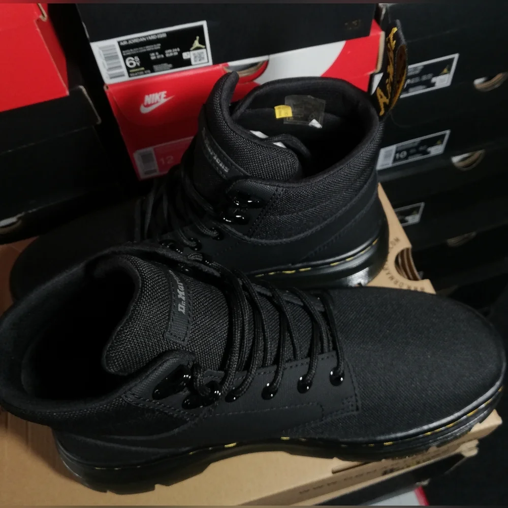DR. MARTENS RAKIM BLACK MEN US SIZE 8 BRAND NEW IN BOX - Picture 5 of 16